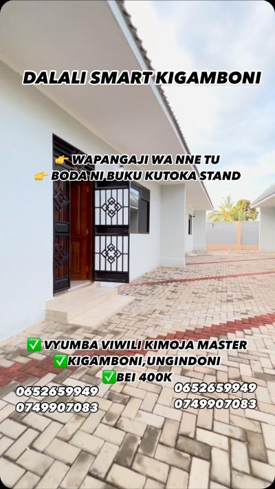 2 Bedrooms House for Rent at Kigamboni, Dar Es Salaam