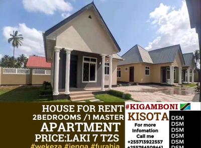 2 Bedrooms House/Apartment for Rent at Kigamboni, Dar Es Salaam