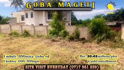 Plot for sale at Goba, Dar Es Salaam