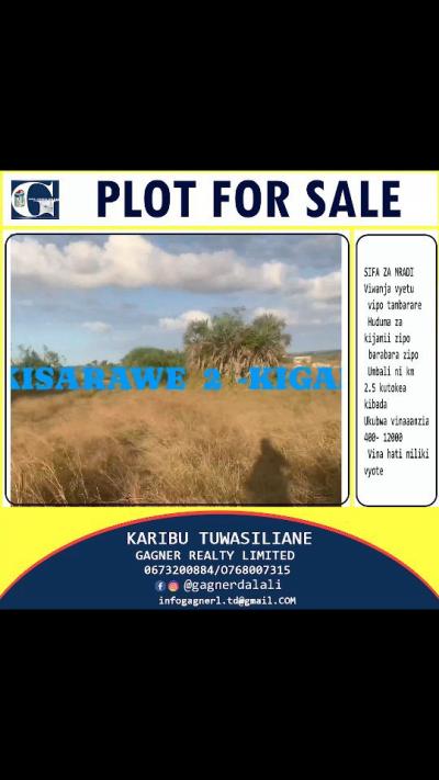 Plots for sale at Kisarawe, Pwani