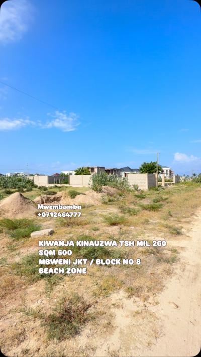 Plot for sale at Mbweni, Dar Es Salaam