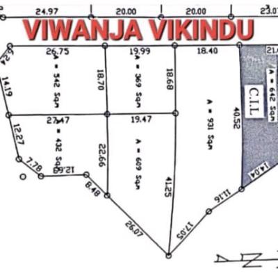 Viwanja vinauzwa Vikindu, Pwani