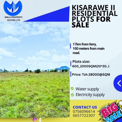 Plots for sale at Kisarawe Ii, Dar Es Salaam