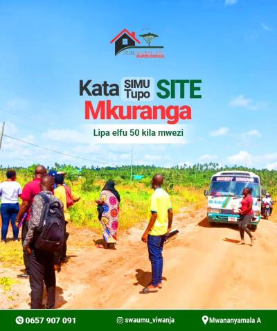 Plots for sale at Mkuranga, Pwani