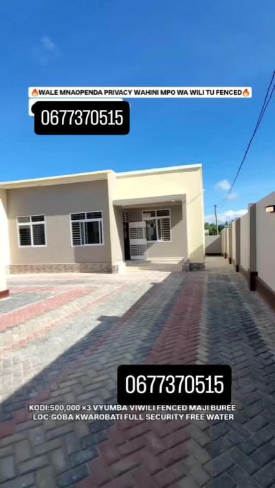 2 Bedrooms House for Rent at Goba, Dar Es Salaam