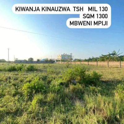 Plot for sale at Mbweni, Dar Es Salaam