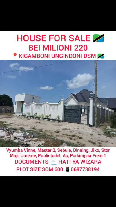 4 Bedrooms House for sale at Kigamboni, Dar Es Salaam