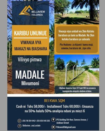 Plots for sale at Madale, Dar Es Salaam