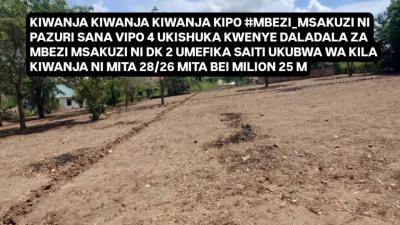 Plot for sale at Mbezi, Dar Es Salaam