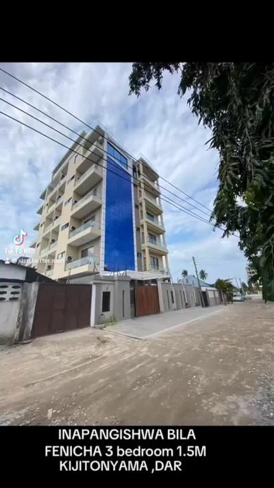 Nyumba/Apartment ya vyumba vitatu inapangishwa Kijitonyama, Dar Es Salaam