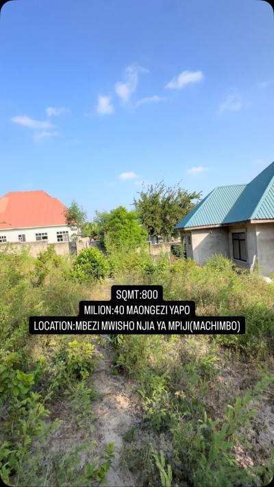 Plot for sale at Mbezi, Dar Es Salaam