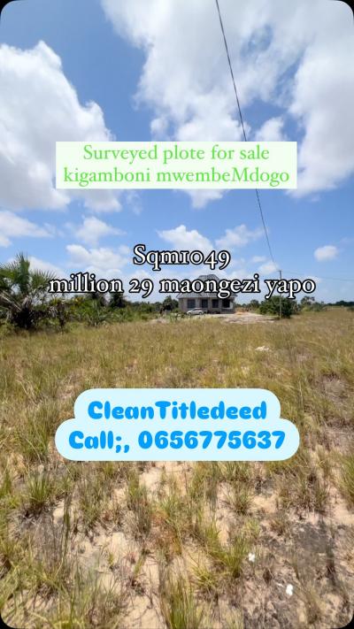 Plot for sale at Kigamboni, Dar Es Salaam