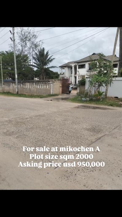 Plot for sale at Mikocheni, Dar Es Salaam