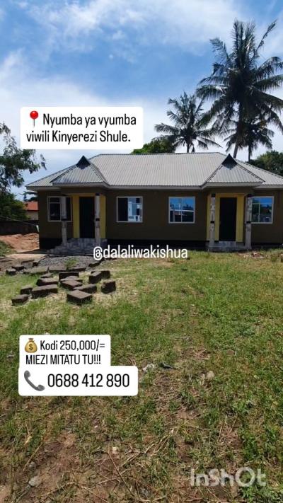 2 Bedrooms House for Rent at Kinyerezi, Dar Es Salaam