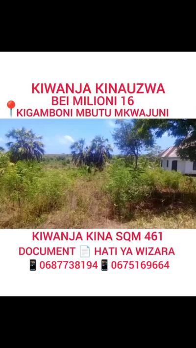 Plot for sale at Kigamboni, Dar Es Salaam