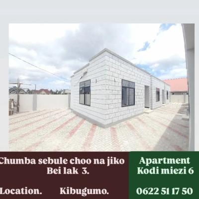 Nyumba/Apartment inapangishwa Kigamboni, Dar Es Salaam