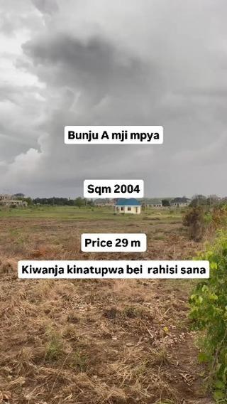 Plot for sale at Bunju, Dar Es Salaam