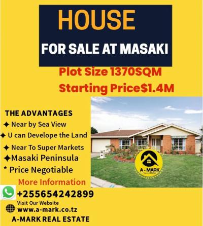 House for sale at Masaki, Pwani