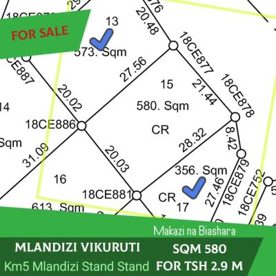 Plots for sale at Mlandizi, Pwani