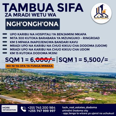 Plots for sale at Ihumwa, Dodoma