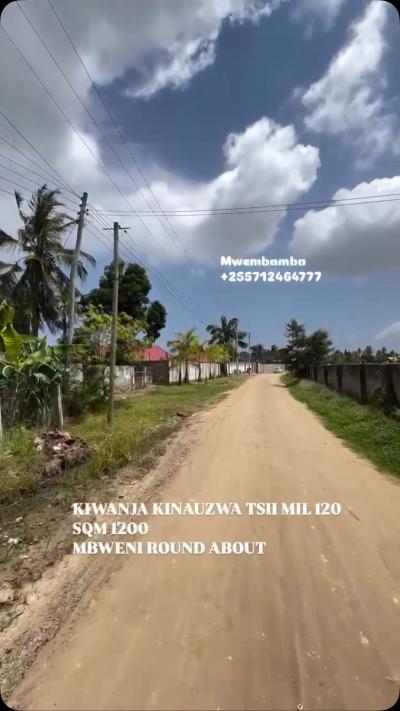 Plot for sale at Mbweni, Dar Es Salaam