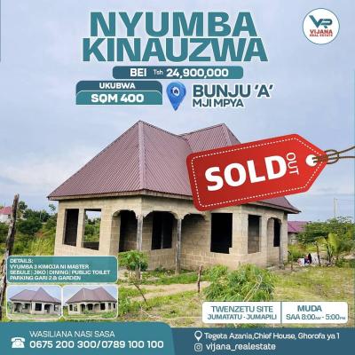 House for sale at Bunju, Dar Es Salaam