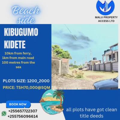 Plots for sale at Kidete, Morogoro