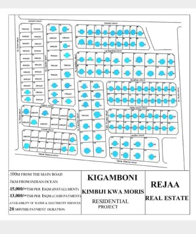 Plots for sale at Kigamboni, Dar Es Salaam