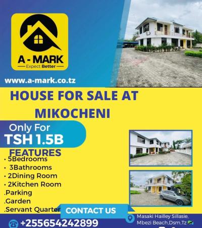  House for sale at Mikocheni, Dar Es Salaam