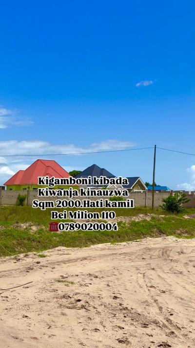 Plot for sale at Kigamboni, Dar Es Salaam