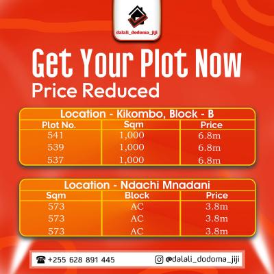 Plots for sale at Mtumba, Dodoma