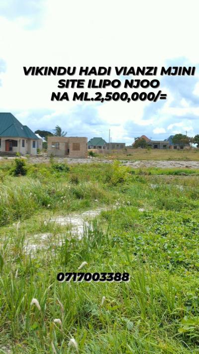 Plots for sale at Vikindu, Pwani