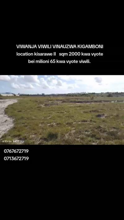 Plots for sale at Kigamboni, Dar Es Salaam