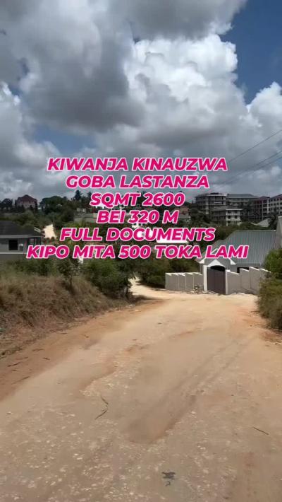 Kiwanja kinauzwa Goba, Dar Es Salaam