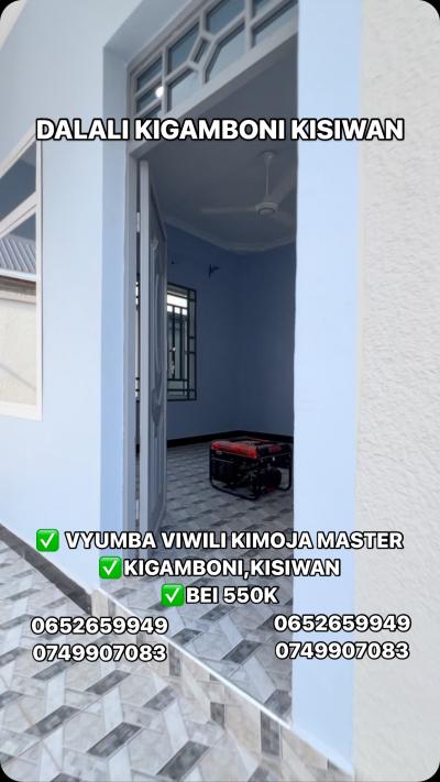 2 Bedrooms House for Rent at Kigamboni, Dar Es Salaam