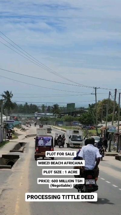 Plot for sale at Mbezi, Dar Es Salaam