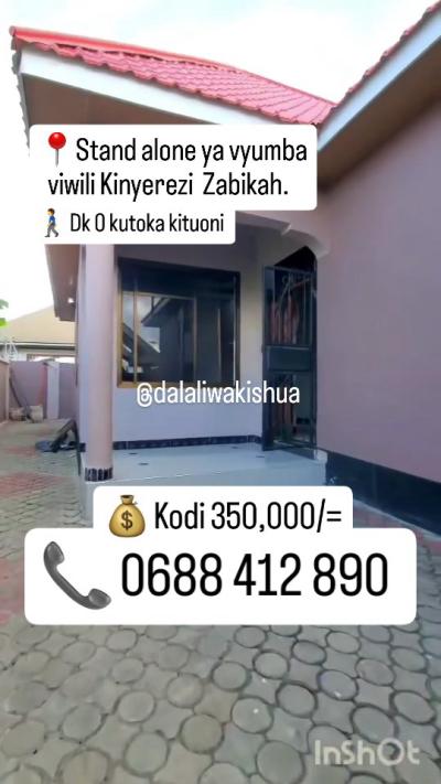 2 Bedrooms House for Rent at Kinyerezi, Dar Es Salaam