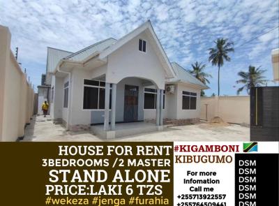 3 Bedrooms House for Rent at Kigamboni, Dar Es Salaam