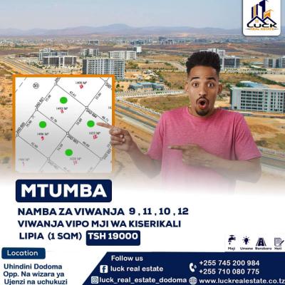 Plots for sale at Mtumba, Dodoma