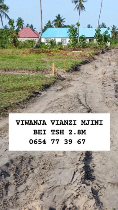 Viwanja vinauzwa Vikindu, Pwani