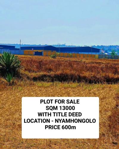 Plot for sale at Nyamhongolo, Mwanza