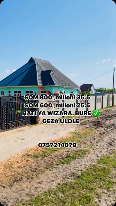 Plots for sale at Kigamboni, Dar Es Salaam