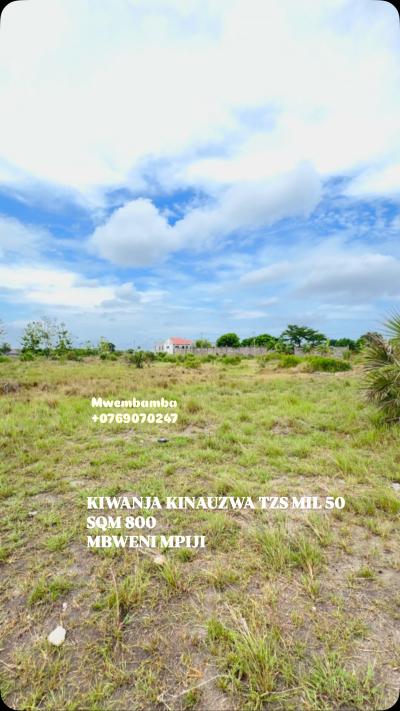 Plot for sale at Mbweni, Dar Es Salaam