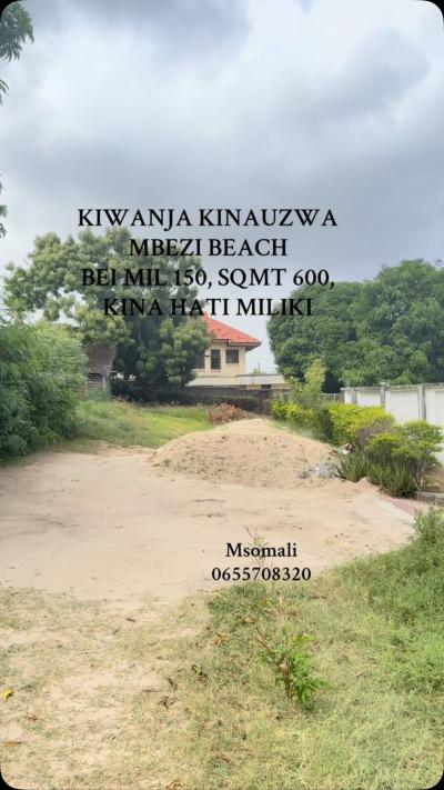 Plot for sale at Mbezi, Dar Es Salaam