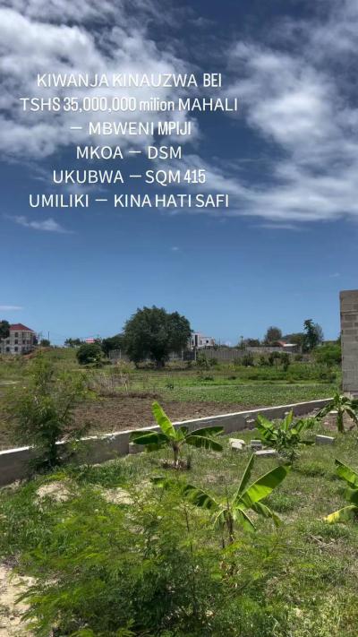 Plots for sale at Bweni, Tanga