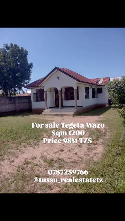 3 Bedrooms House for sale at Wazo, Dar Es Salaam