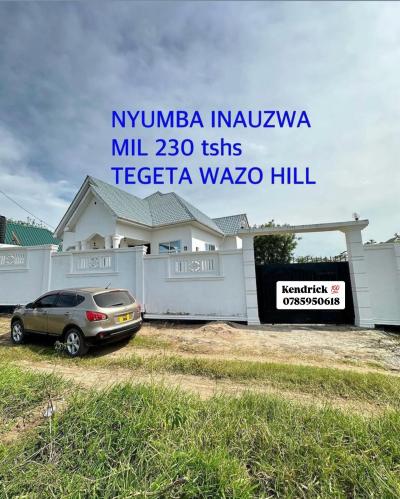 4 Bedrooms House for sale at Wazo, Dar Es Salaam