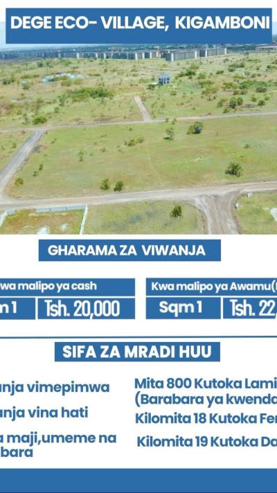 Plot for sale at Kigamboni, Dar Es Salaam