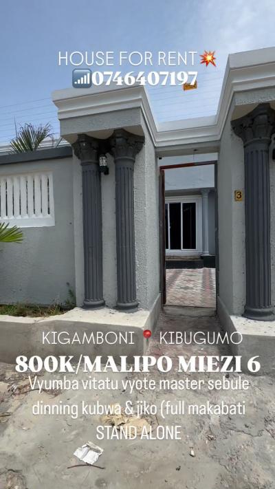 3 Bedrooms House for Rent at Kigamboni, Dar Es Salaam