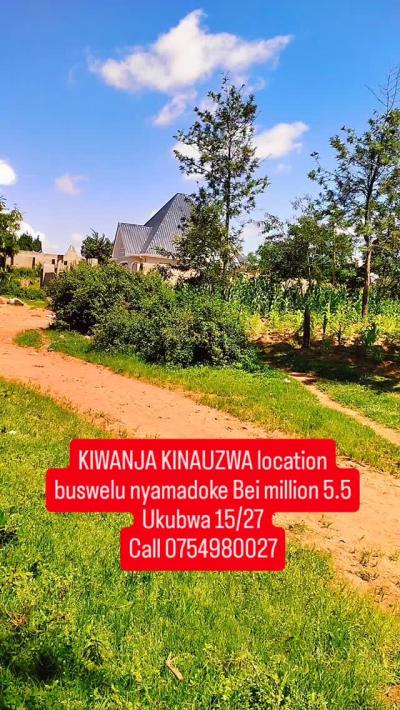 Kiwanja kinauzwa Buswelu, Mwanza